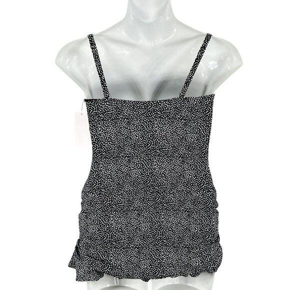 Swimsuits For All 14 Black White Polka Dot Swimdress Marilyn Monroe Inspired - Picture 2 of 12